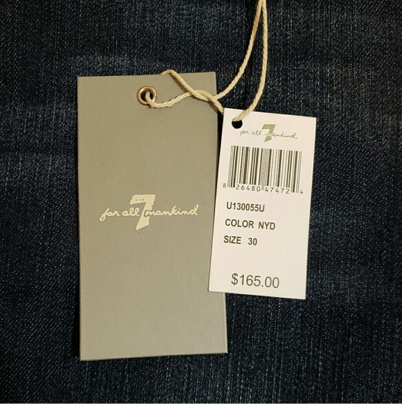 7FAM NWT A pocket flare leg jeans 30s - Picture 6 of 8